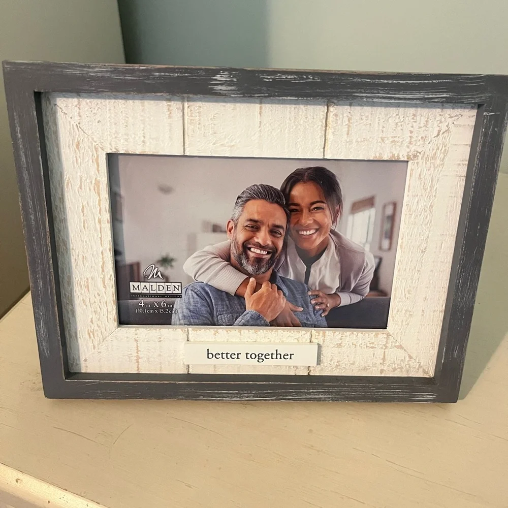 Malden Gray and Cream Picture Frame